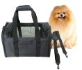 Dog bag Airline Approved Large Soft-Sided Collapsible Pet Travel Carrier for Dog Puppy,Cats,2 Kitty,Portable Dog Travel Carrier with 5 Doors,1 Storage