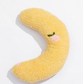 Cat U-shaped Pillow And Dog Protect Cervical Spine (Option: Yellow orange)