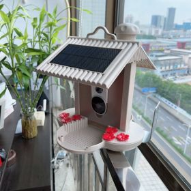 Intelligent Feeder 160 Degree Wide Angle AI Identify Birds (Option: Solar Panel-Wifi Model-Infrared Night Vision)