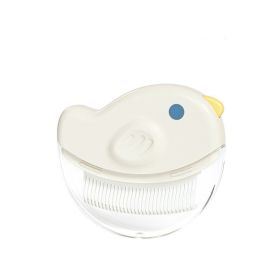 Deep Hair Removal Massage Skin Cat Pet Comb (Option: Milk White Choo)